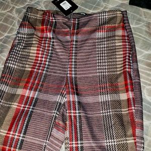 Plaid Fashion Nova Pants